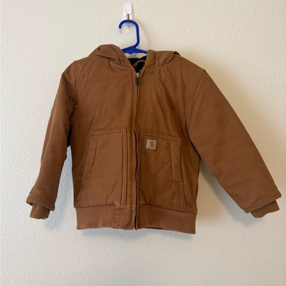 Carhartt Tan Hooded Jacket
